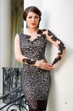 ROCHIE DANTELA CU MANECA LUNGA