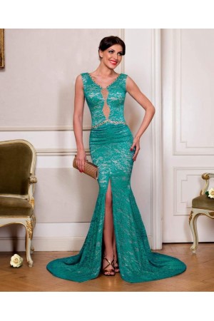 ROCHIE LUNGA DIN DANTELA