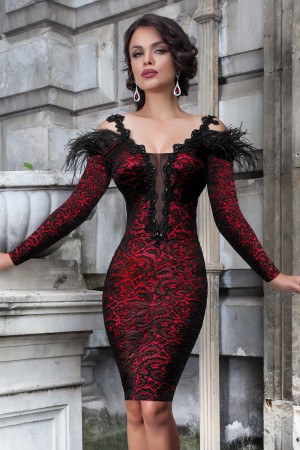 ROCHIE CONICA DANTELA
