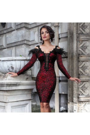 ROCHIE CONICA DANTELA
