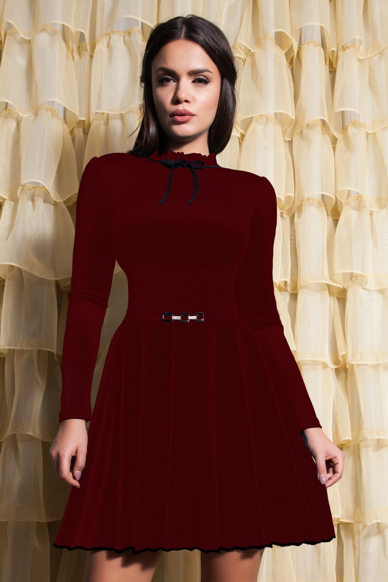 ROCHIE CREP ACCESORIZATA