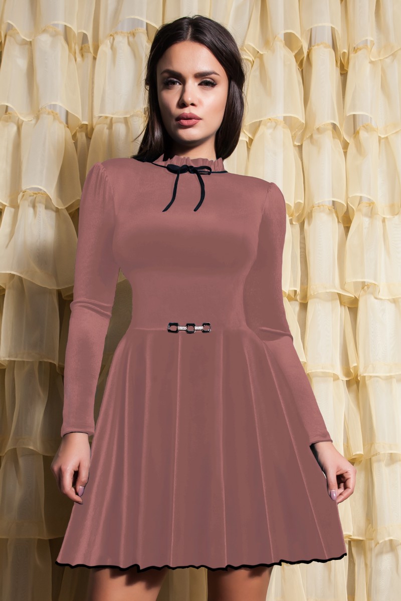 ROCHIE CREP ACCESORIZATA